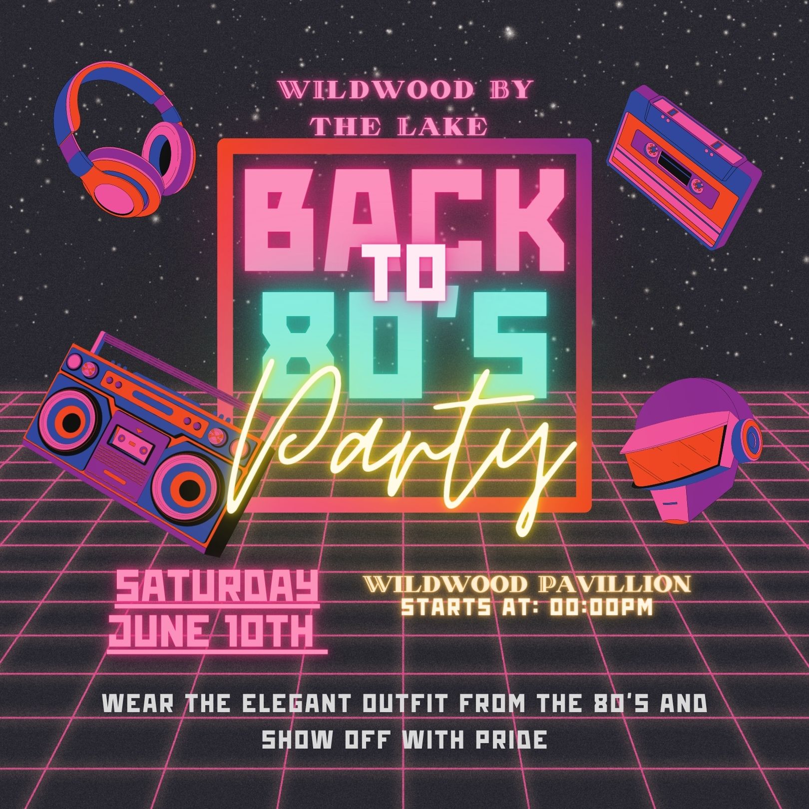 80s Throwback Dance Party!!